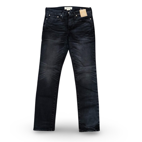 Madewell Slim Fit Jeans in Everton Wash Black J9523 - Picture 12 of 13